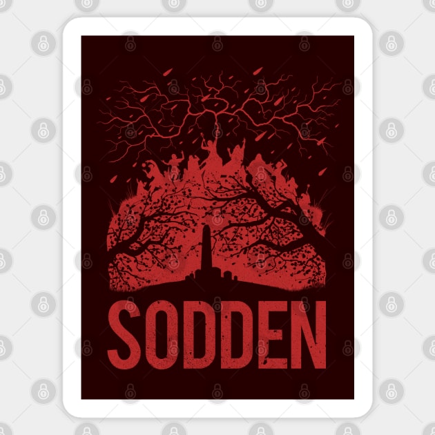 Sodden Hill - title silhouette Sticker by Mandos92